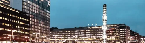 Night at Sergel’s Square (Sergels Torg) in Stockholm, Sweden Night photo at Sergel's Square (Sergels Torg) in Stockholm, Sweden